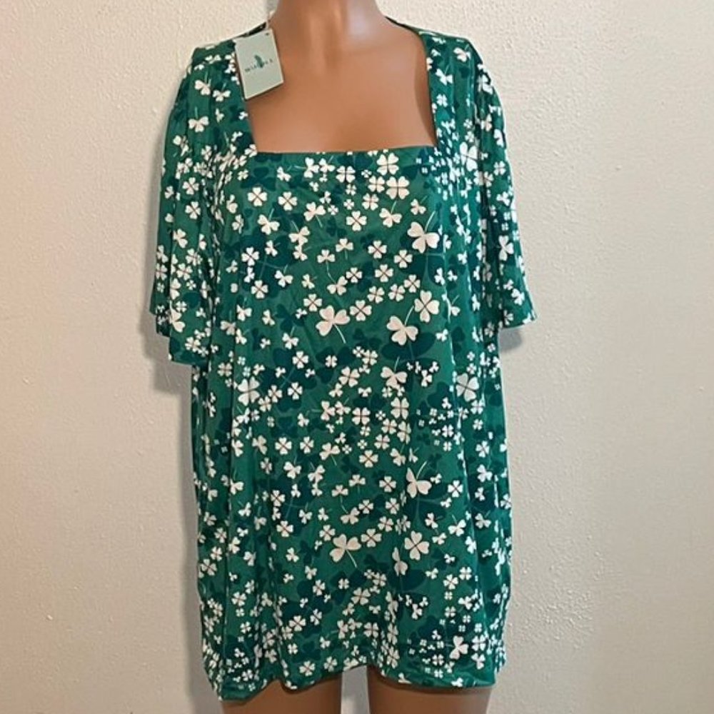 Wiholl Women's Tank Tops, Green, Size 3XL